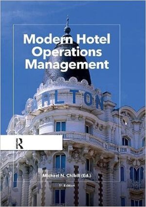 Modern Hotel Operations Management Routledge-Noordhoff textbook cover - comprehensive guide integrating business administration and hospitality entrepreneurship