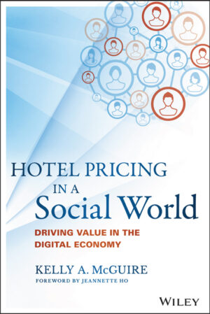 Hotel Pricing in a Social World book cover showing revenue management strategies for hotel CFOs and managers in the digital economy