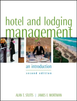 Hotel and Lodging Management Second Edition textbook cover for hospitality career training