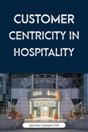 Customer centricity in hospitality concept showing hotel staff delivering personalized guest service and exceptional experiences