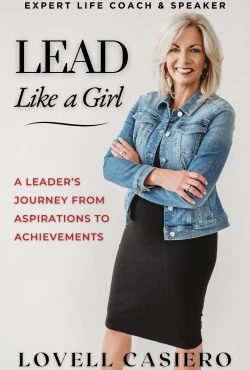 Lead Like a Girl A Leader's Journey from Aspirations to Achievements book cover showing modern woman's guide to authentic leadership